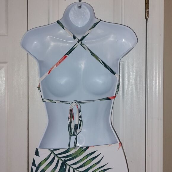 Shein high waist tropical binkini  Sz S - Picture 6 of 9
